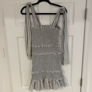 LoveShackFancy Belle Striped Dress